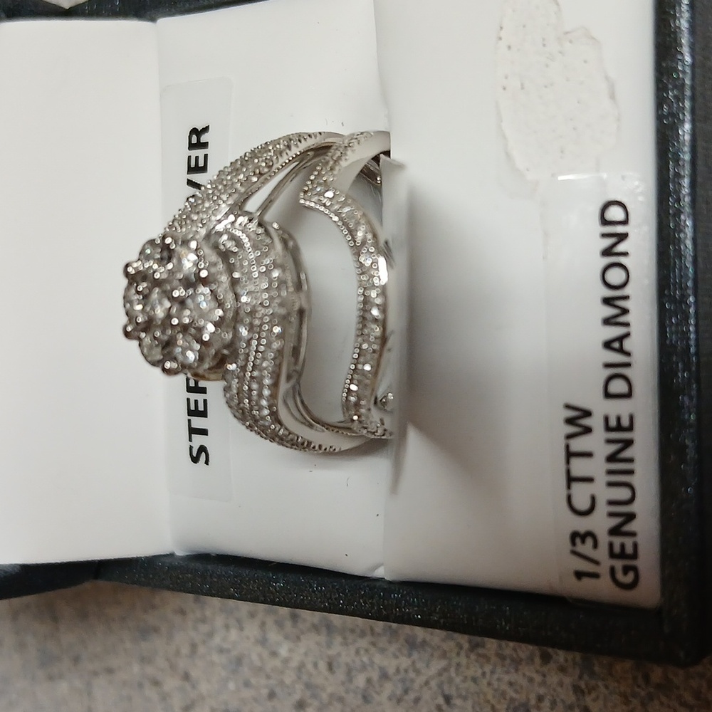 Genuine Dianond Wedding Set